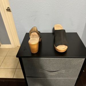 Laundry woman's shoes